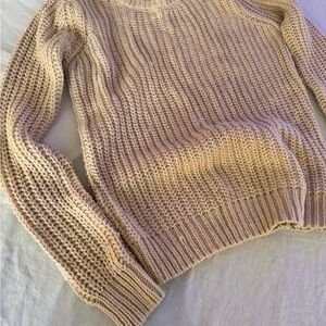 Forever 21 Women's Beige Knit Sweater